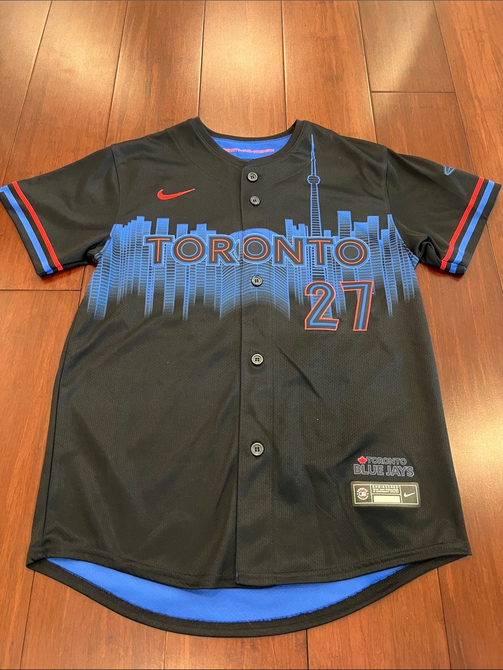 Nike Toronto Blue Jays Vladimir Guerrero Jr baseball City Connect Jersey